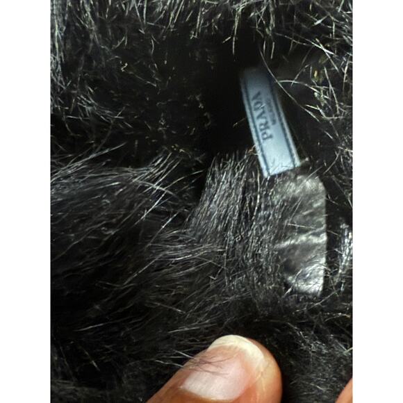 Prada Calzature Donna Real Fur Suede Leather Boots Size EU35 - Picture 12 of 12